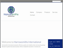 Tablet Screenshot of harrowsmiths.com.au